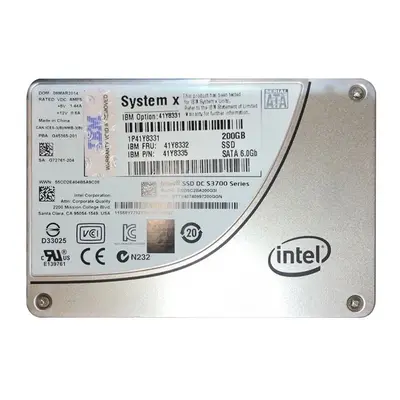 41Y8332 IBM 200GB Multi-Level Cell SATA 6Gb/s Hot Swappable 2.5-Inch Solid State Drive