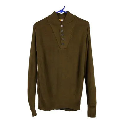 I.D.A Confection Cardigan - Small Khaki Acrylic