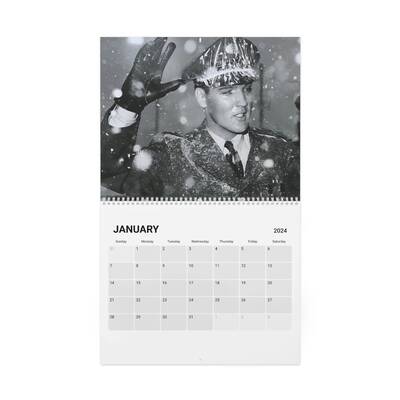 Elvis Presley | 2024 Calendar | Wall Calendar 2024 | Photo Calendar | Celebrity Calendar