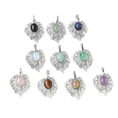 Natural & Synthetic Mixed Gemstone Pendants