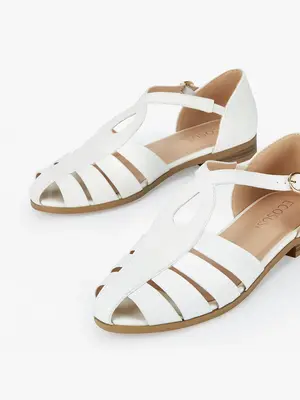 T-strap Huarache Sandals