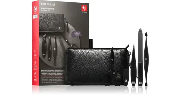 Zwilling Premium Black 5 Piece Men's Manicure Set