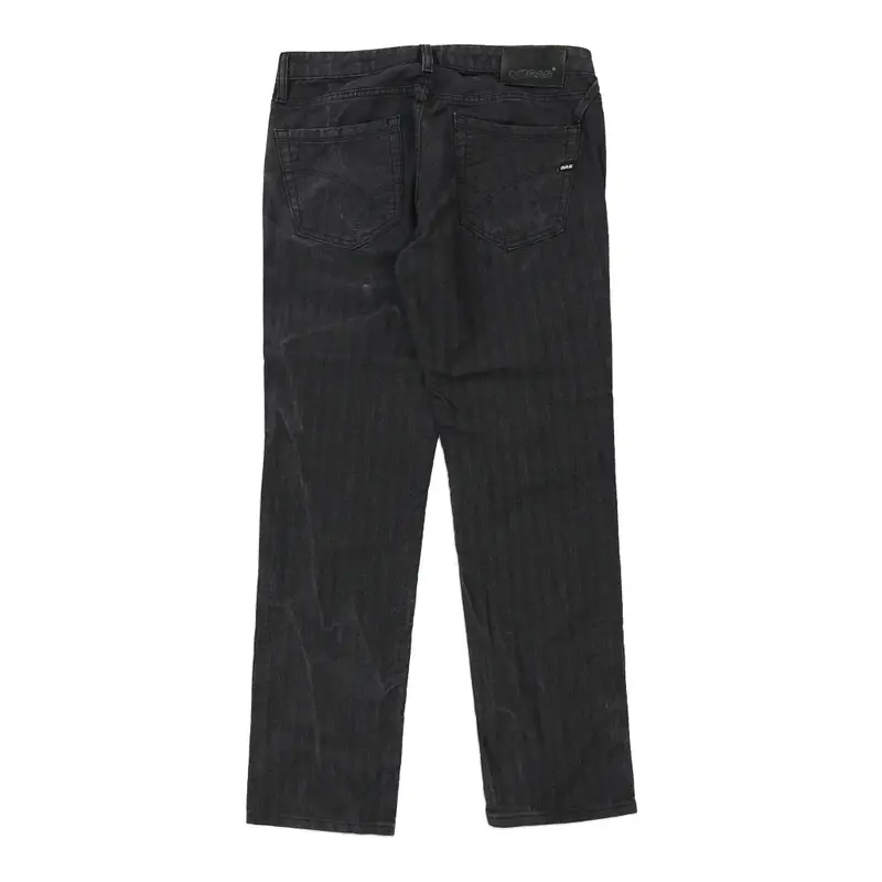 Gas Jeans - 30W 31L Black Cotton