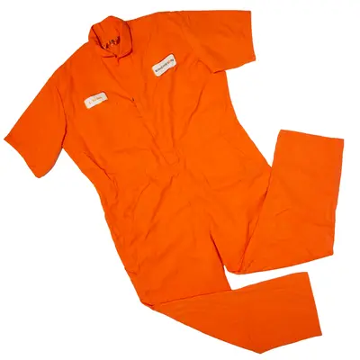 RED KAP Workwear Utility Boiler Suit Orange Straight Mens 3XL W50 L29