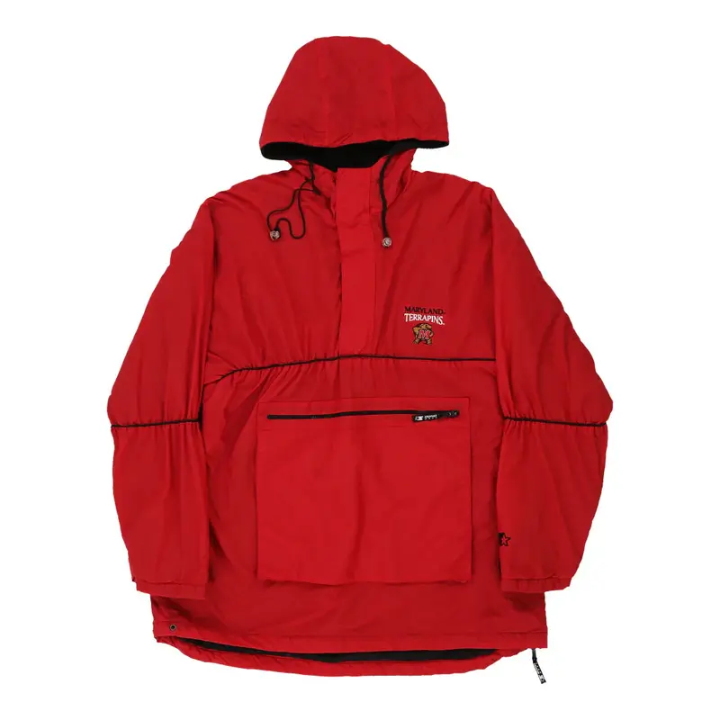 Maryland Terrapins Starter Reversible Jacket - XL Red Nylon