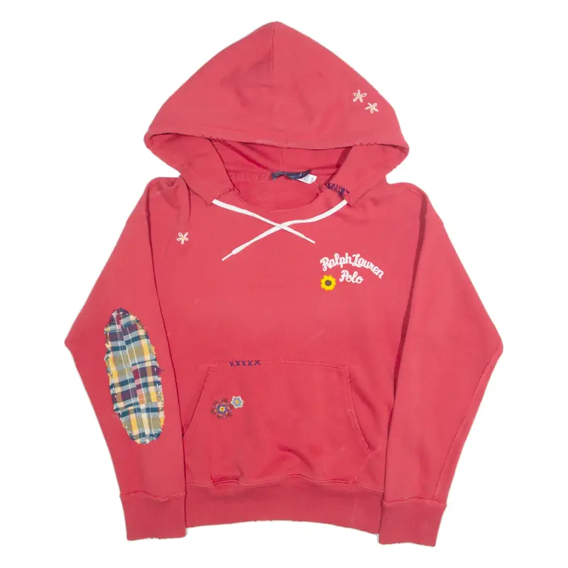 POLO RALPH LAUREN Womens Red Hoodie M
