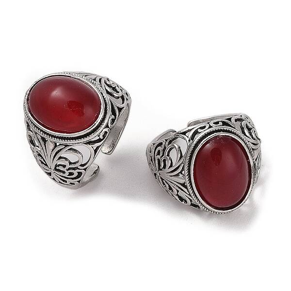 Oval Resin Finger Ring