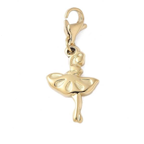 304 Stainless Steel Dancer Pendant Decoration