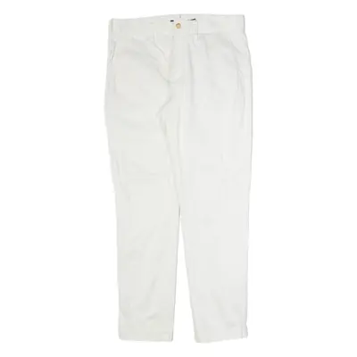 POLO RALPH LAUREN Chino Womens Trousers White Slim Tapered W30 L29