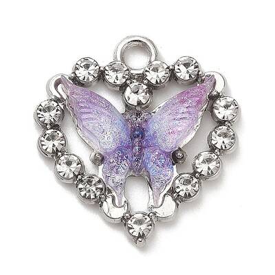 Platinum Alloy Glass Pendants