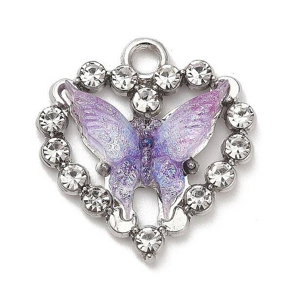 Platinum Alloy Glass Pendants