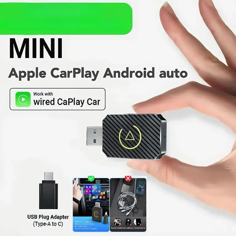 LASATE Wireless CarPlay with USB 2019 Factory Wired for iPhone/iPod Touch Compatible with 800+ factory wire Cars gadgets USB ...