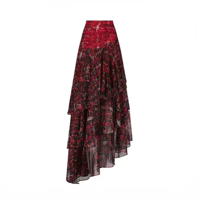 Long Skirt | Size: M | Color: Red