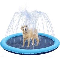 Splash Pad for Dogs, 87'' Inflatable Water Play Mat, Outdoor Summer Pool Toy for Pets