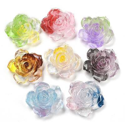 Luminous Transparent Epoxy Resin Decoden Cabochons