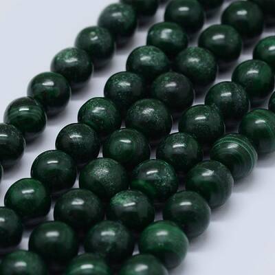 Natural Malachite Beads Strands