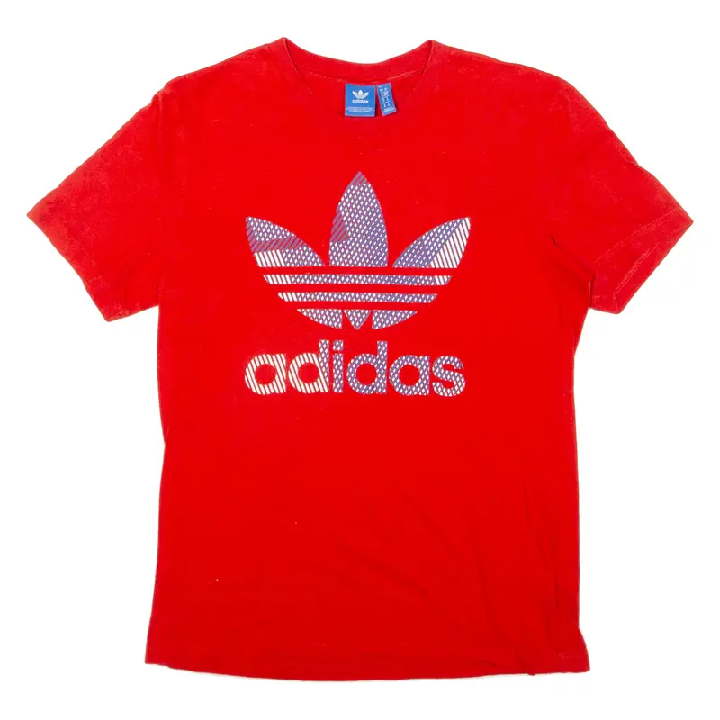 ADIDAS Mens T-Shirt Red M