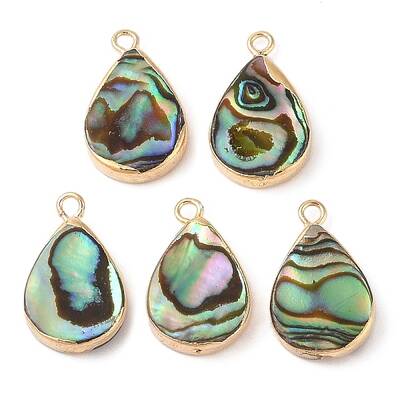Natural Paua Shell Pendants