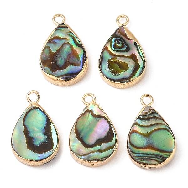 Natural Paua Shell Pendants