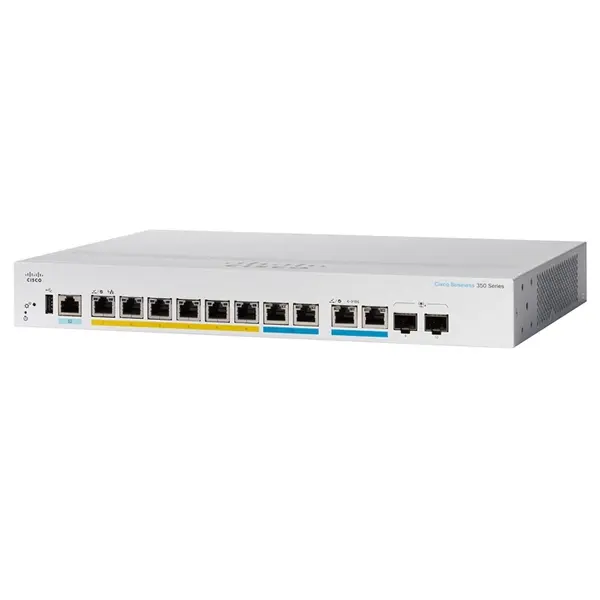 CBS350-8MGP-2X-IN-RF Cisco 6x PoE+ 2x PoE+ 2.5GBT 2x Combo SFP+ Switch