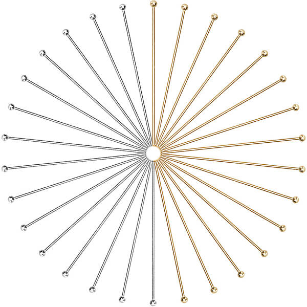200Pcs 2 Colors 304 Stainless Steel Ball Head pins