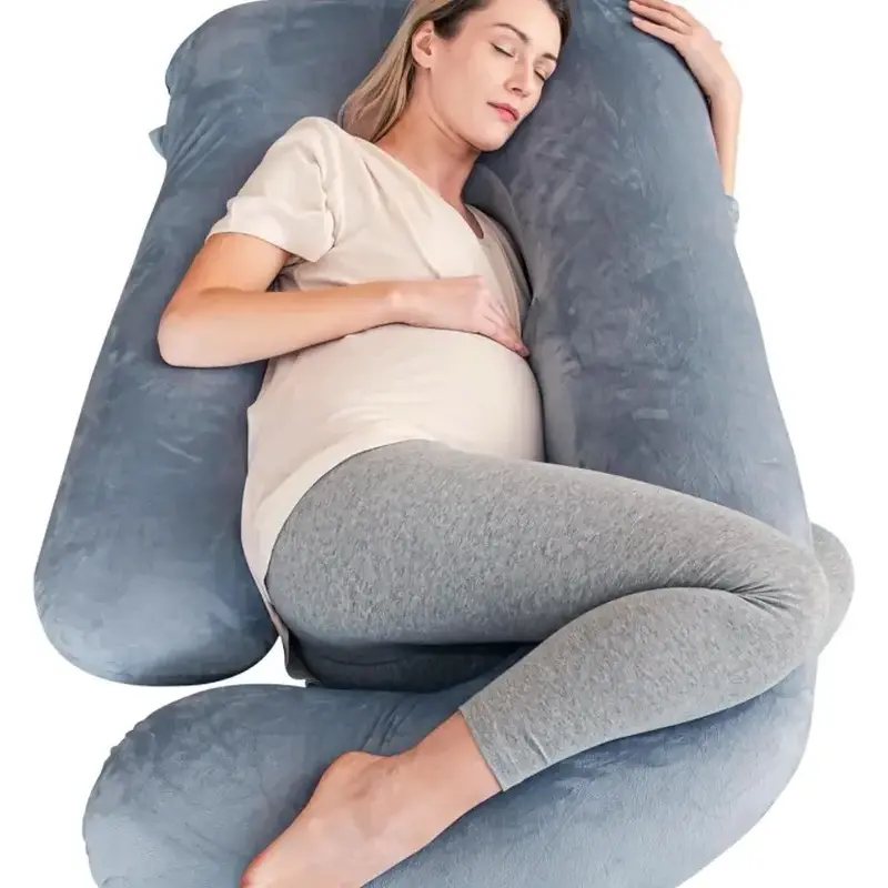 Pregnancy Pillows, Soft U-Shape Maternity Pillow with Removable Cover - Full Body Pillows for Adults Sleeping - Pregnancy Mus...