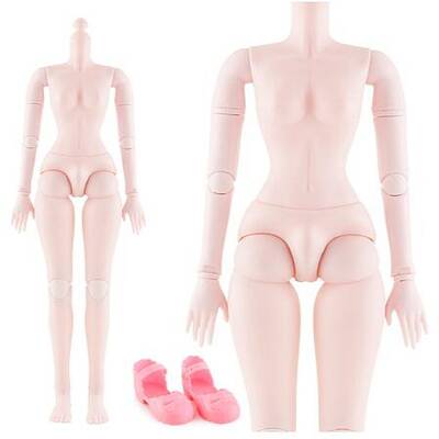 Plastic Female Movable Joints Action Figure Body