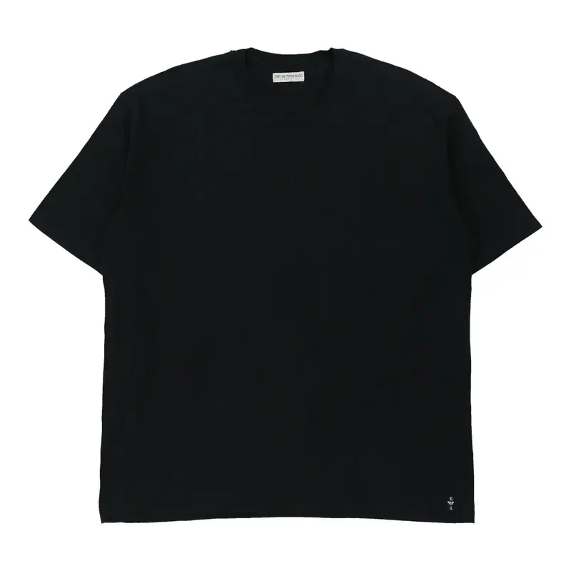 Armani T-Shirt - XL Black Cotton