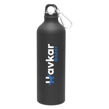 48 Promotional 24 oz H2go Aluminum Classic - Matte Black - ...