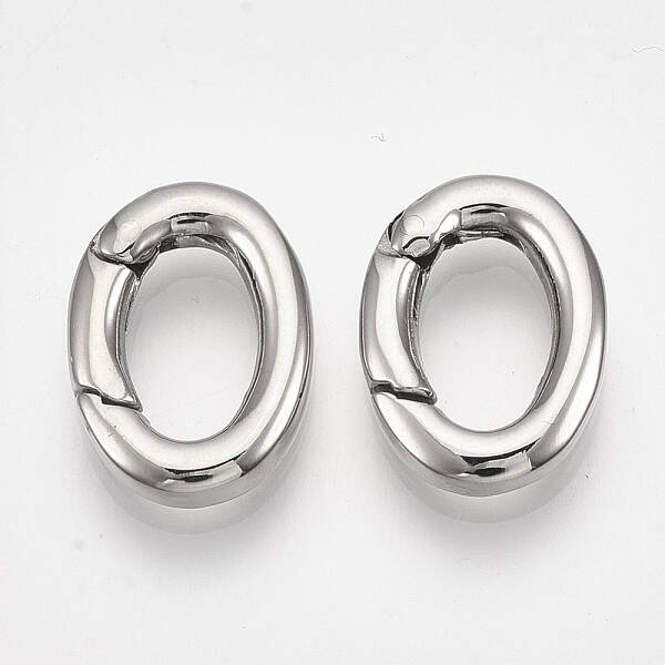 Non-Tarnish 304 Stainless Steel Spring Gate Rings