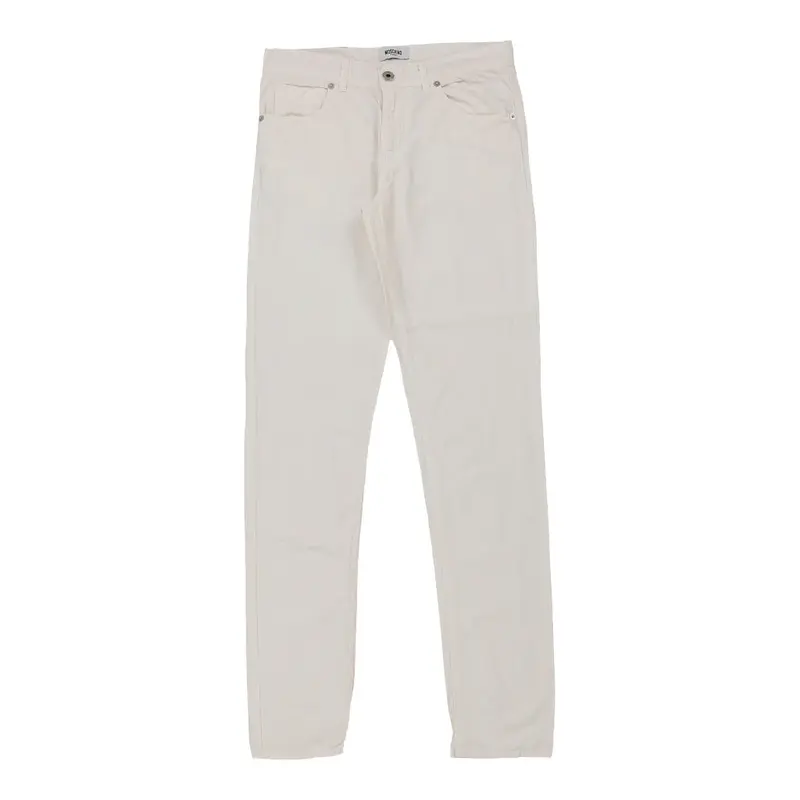 Age 14 Moschino Jeans - 30W 33L White Cotton | Size: 30