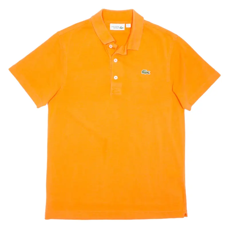 LACOSTE Mens Polo Shirt Orange S