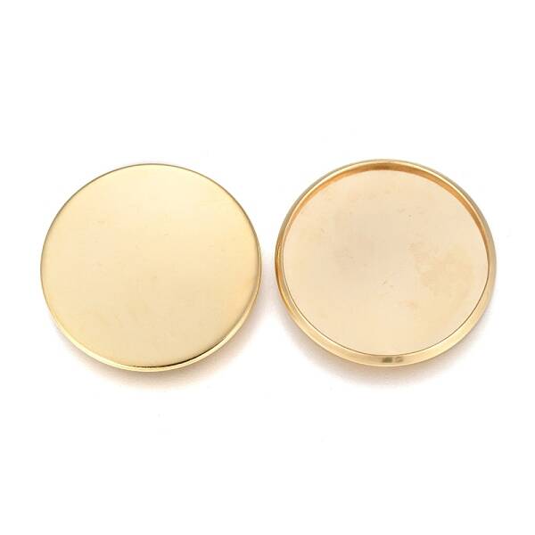 304 Stainless Steel Plain Edge Bezel Cups