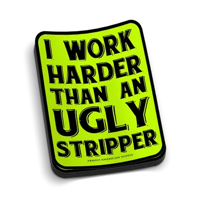 Work Harder Hard Hat Decal