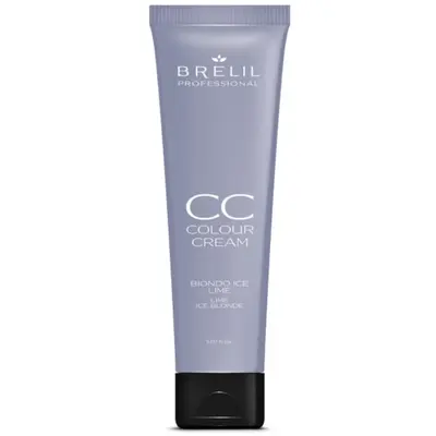 Brelil Professional CC Colour coloring cream for all hair types color Ice Blonde Lime 150 ml