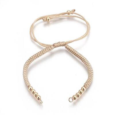 Nylon Cord Braided Bead Bracelets Making