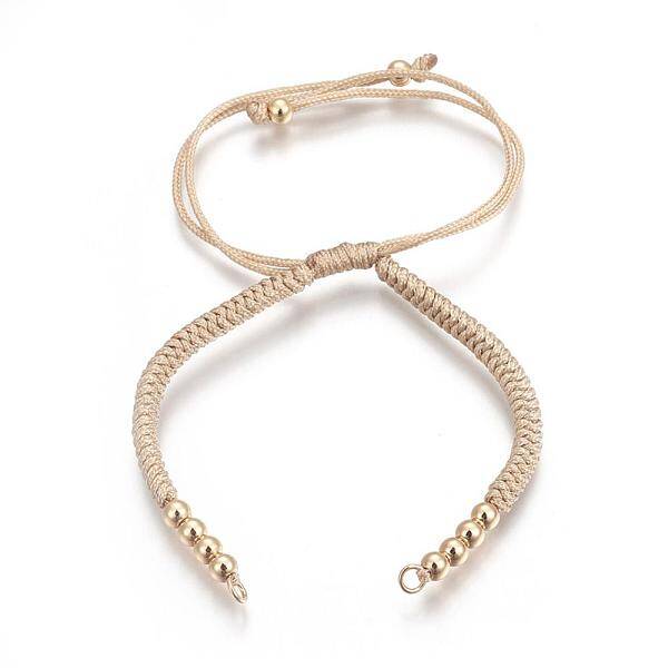 Nylon Cord Braided Bead Bracelets Making