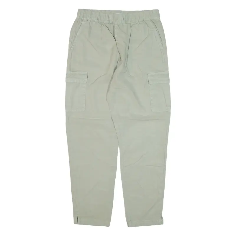 CLOCKHOUSE Cargo Trousers Green Regular Tapered Mens W27 L27