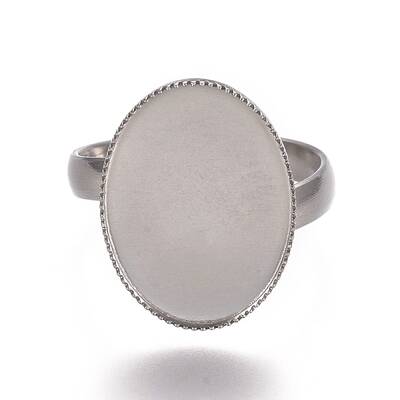 Tarnish Resistant 304 Stainless Steel Finger Rings Components