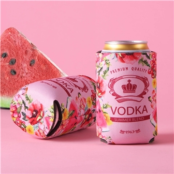 250 Customized Full Color Cool-Apsible Can Cooler - Foam Insulated ...