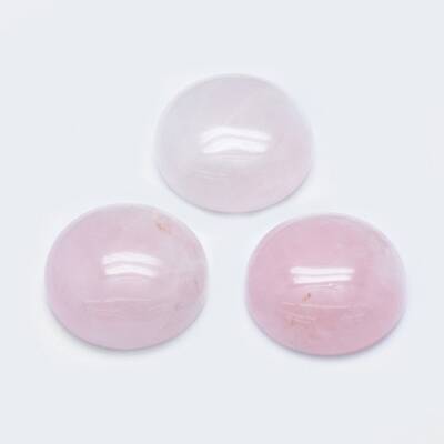 Natural Rose Quartz Cabochons