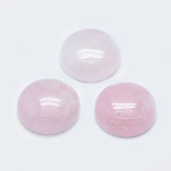Natural Rose Quartz Cabochons