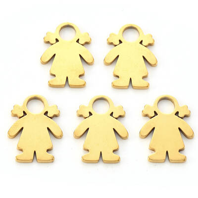 PVD Vacuum Plating 304 Stainless Steel Charms