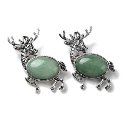 Alloy Elk Brooches