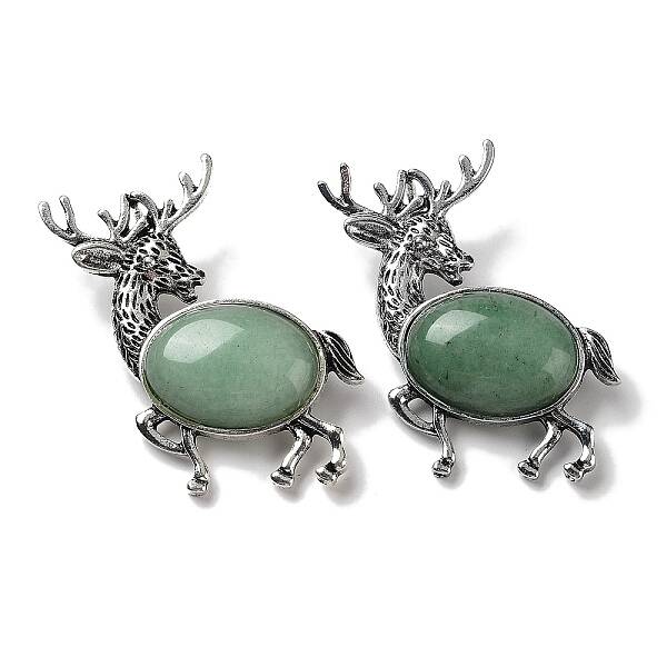 Alloy Elk Brooches
