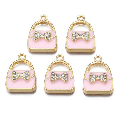 Rack Plating Alloy Enamel Pendants