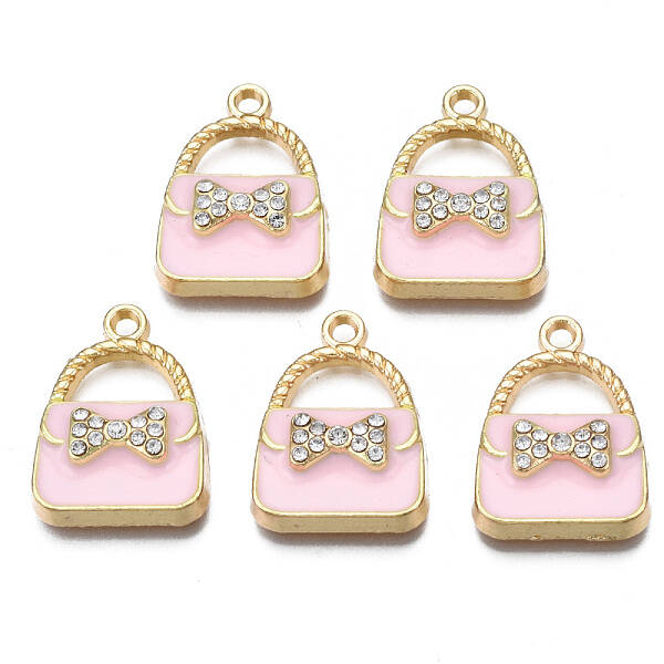 Rack Plating Alloy Enamel Pendants