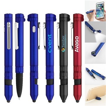 100 Promotional Utility Tool Pen - 6-in-1