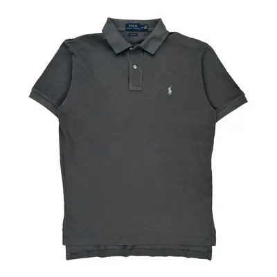 Ralph Lauren Polo Shirt - Medium Grey Cotton