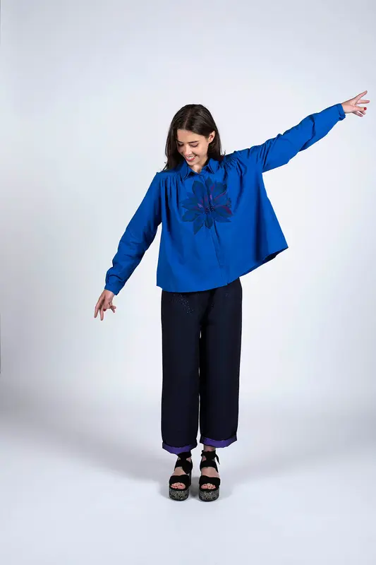 Chemise Hila Indigo | Taille: XL